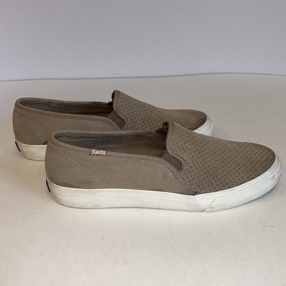 Keds Taupe Vegan Suede Slip-on Sneakers Women’s size 8.5 - Picture 3 of 9